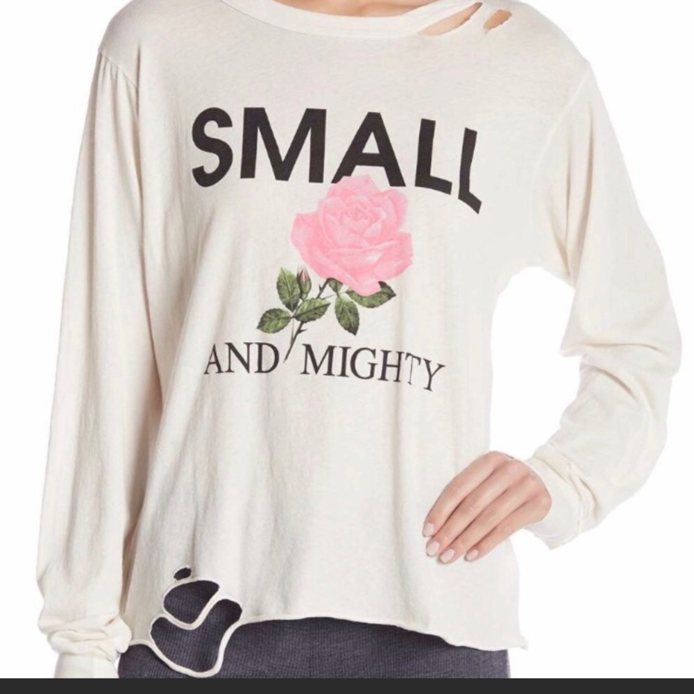 WILDFOX Small and Mighty shirt M